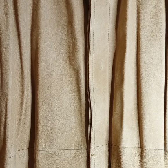 Vintage Dark Tan Leather Men's Full Body Long Duster XL - Picture 16 of 16